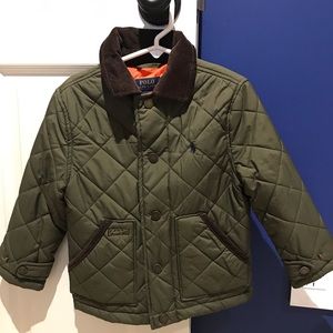 Like New Ralph Lauren Quilted Car Jacket Size 3T